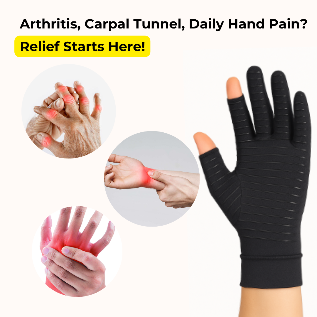 Ovale Copper Compression Gloves